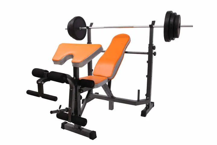 مقعد لياقة بدنية فولاذية شديدة . Heavy Duty Steel Fitness Bench