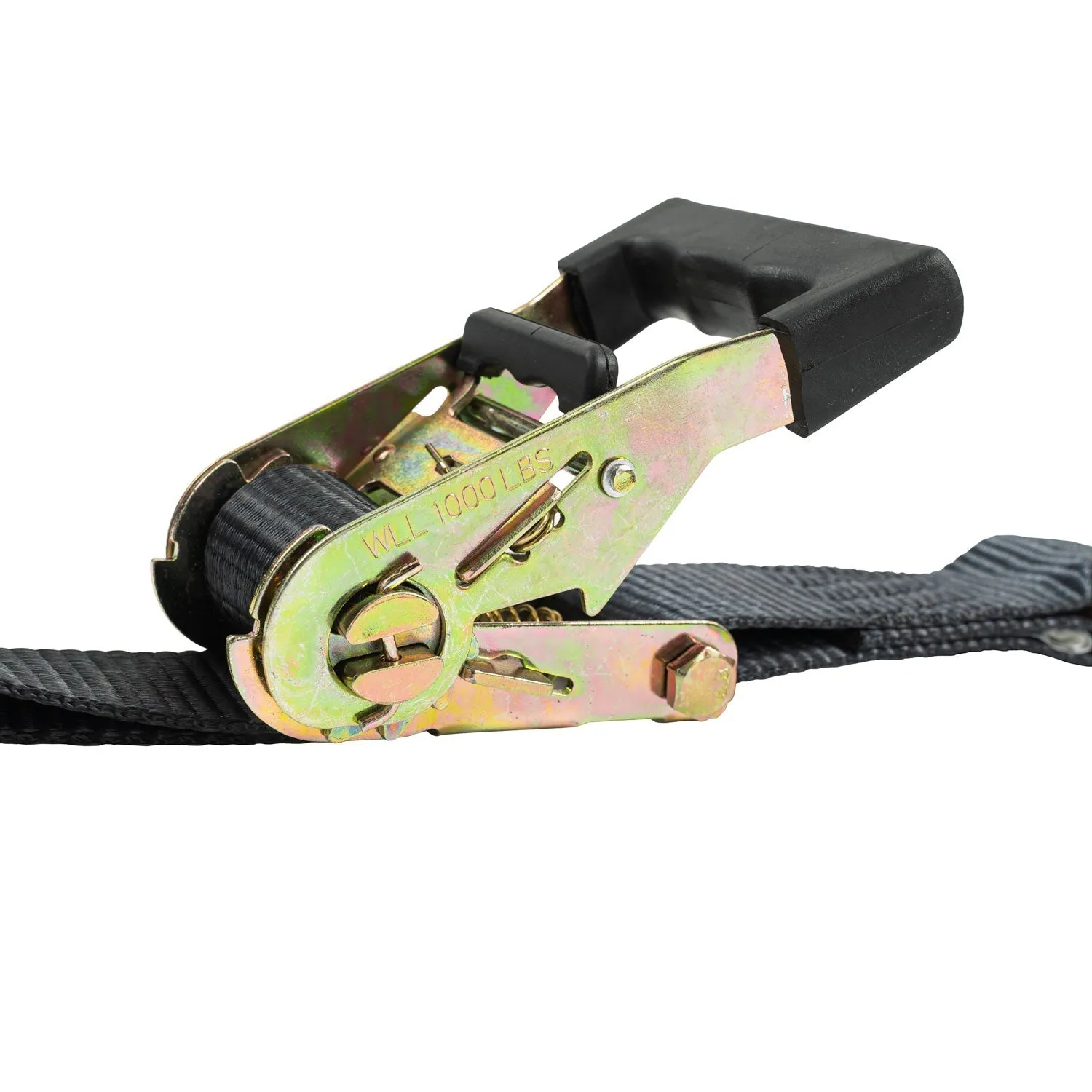 15ft x 1.5in ANCHOR STRAPS Ratchet Strap: 1000lb WLL, 3,000lb Break Strength