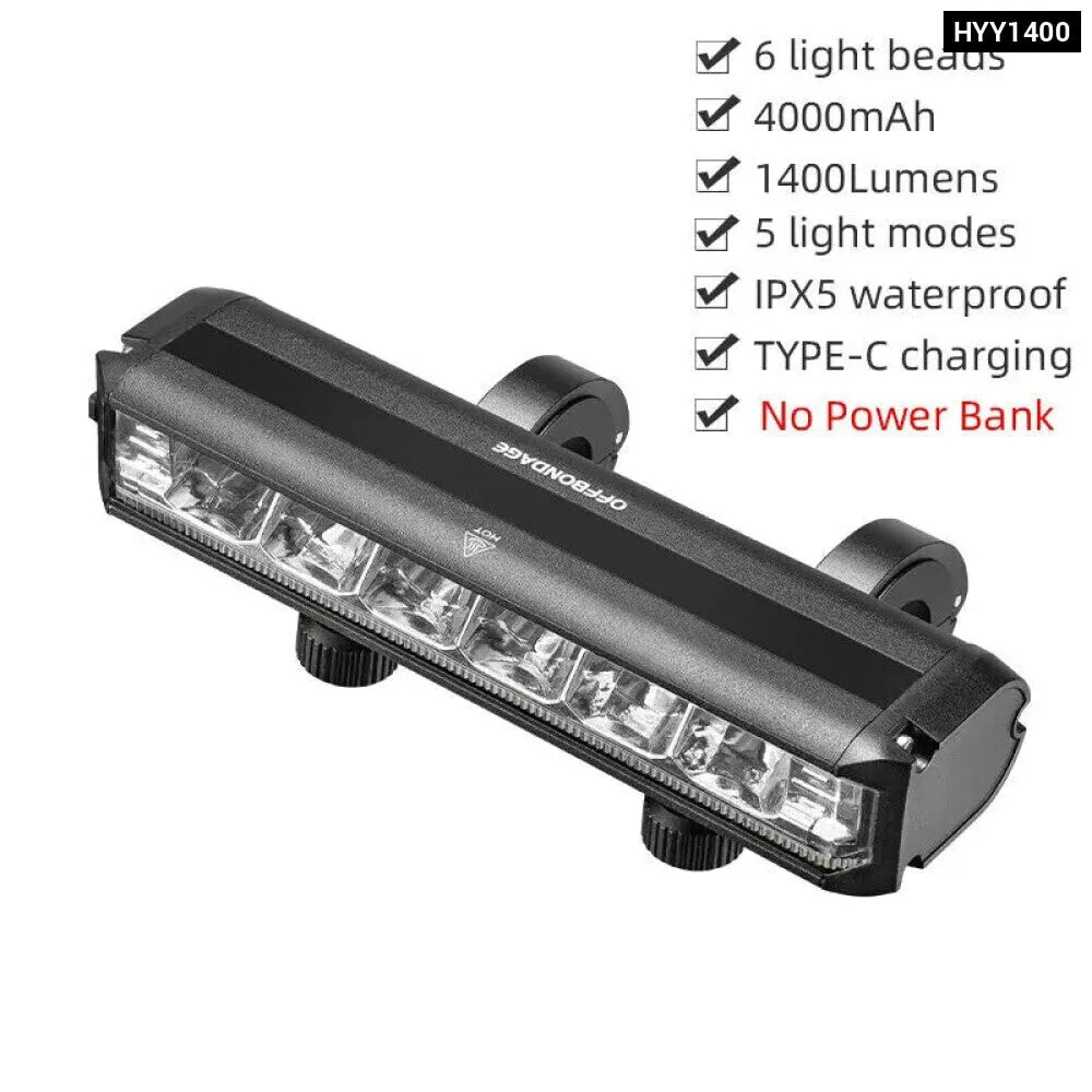 900lm Usb Waterproof and Rechargeable Bike Light