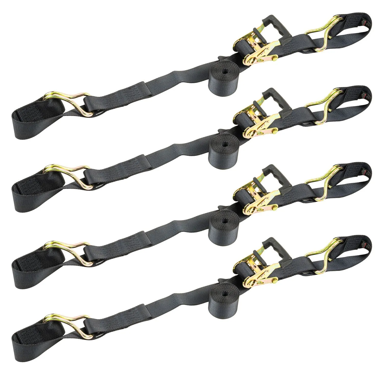 9ft x 2in ANCHOR STRAPS Ratchet Strap: 2000lb WLL, 6,000lb Break Strength