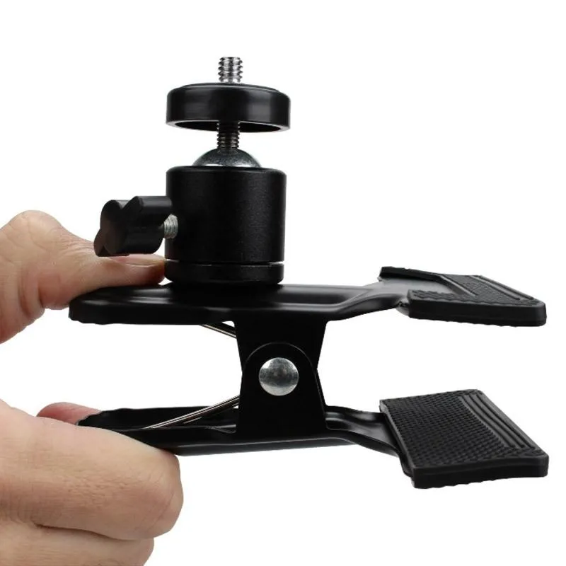 Adjustable 6 Led Ring Light with Strong Clip - 2m Desktop Computer Clip Light