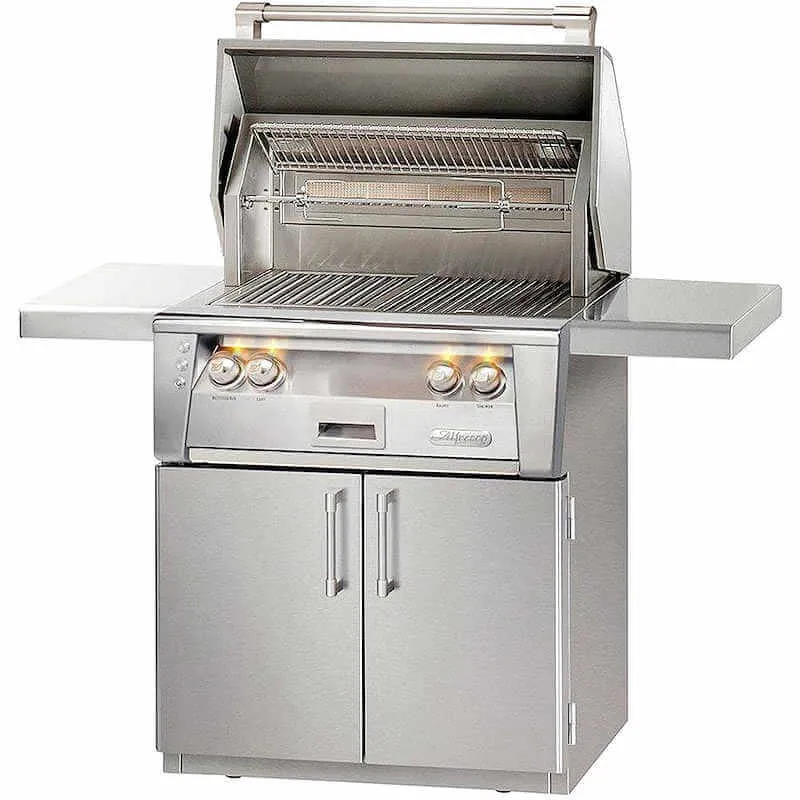 Alfresco ALXE 30-Inch Freestanding Gas Grill with Rotisserie
