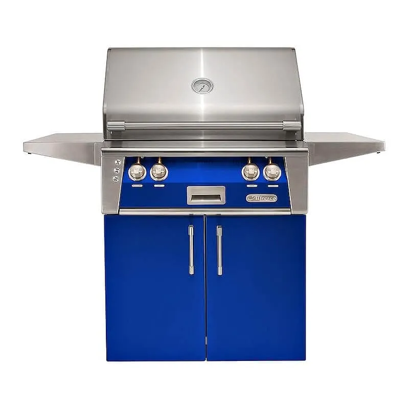 Alfresco ALXE 30-Inch Freestanding Gas Grill with Rotisserie