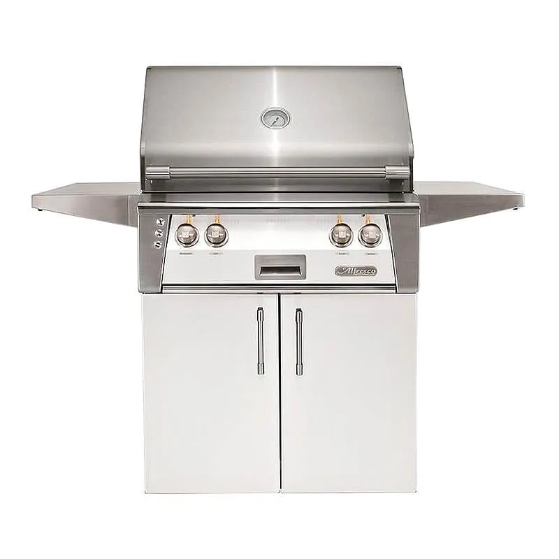 Alfresco ALXE 30-Inch Freestanding Gas Grill with Rotisserie