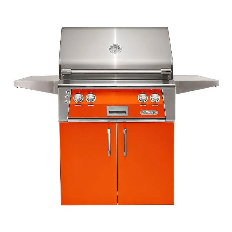 Alfresco ALXE 30-Inch Freestanding Gas Grill with Rotisserie