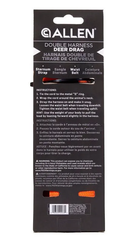 Allen Double Harness Deer Drag #33