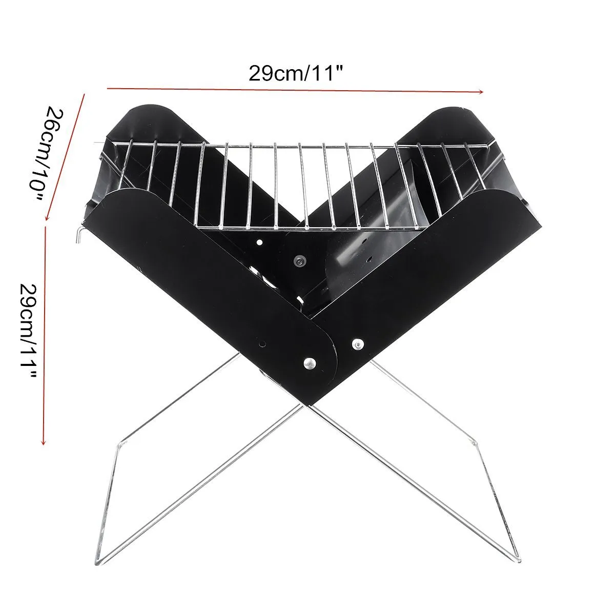 BBQ Grill Folding Stainless Steel Portable Small Barbecue Grill