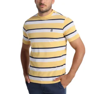 Bendorff striped cotton t-shirt yellow