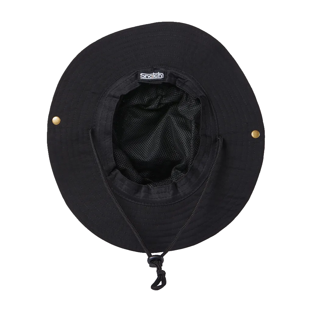 Brim Hat Cotton Canvas Black