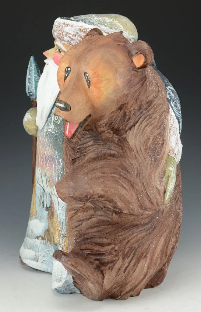 Christmas Bear Hug - Russian Santa Claus