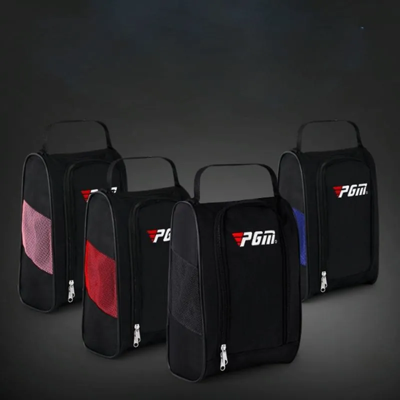 Convenient Breathable Golf Shoe Bag - Durable Nylon