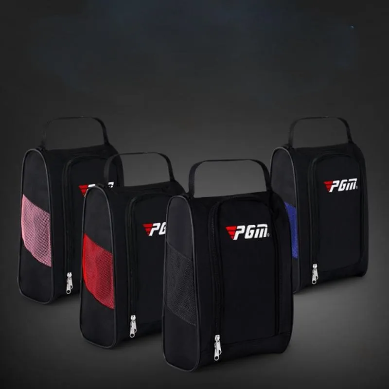 Convenient Breathable Golf Shoe Bag - Durable Nylon