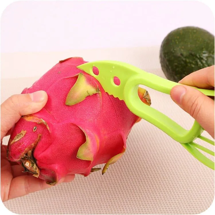 Convenient Multipurpose Durable Plastic Avocado Peeler