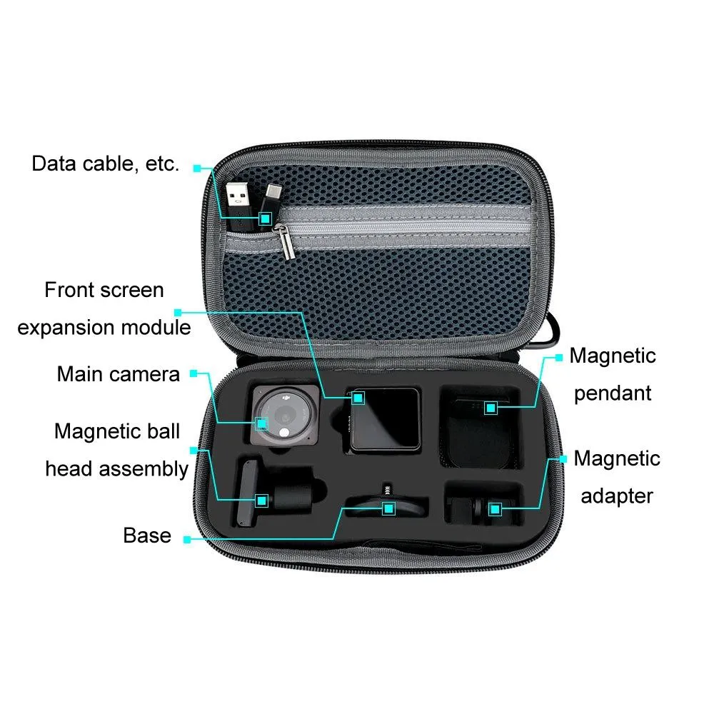 Durable Accessory Bag for Dji Action 2 Camera