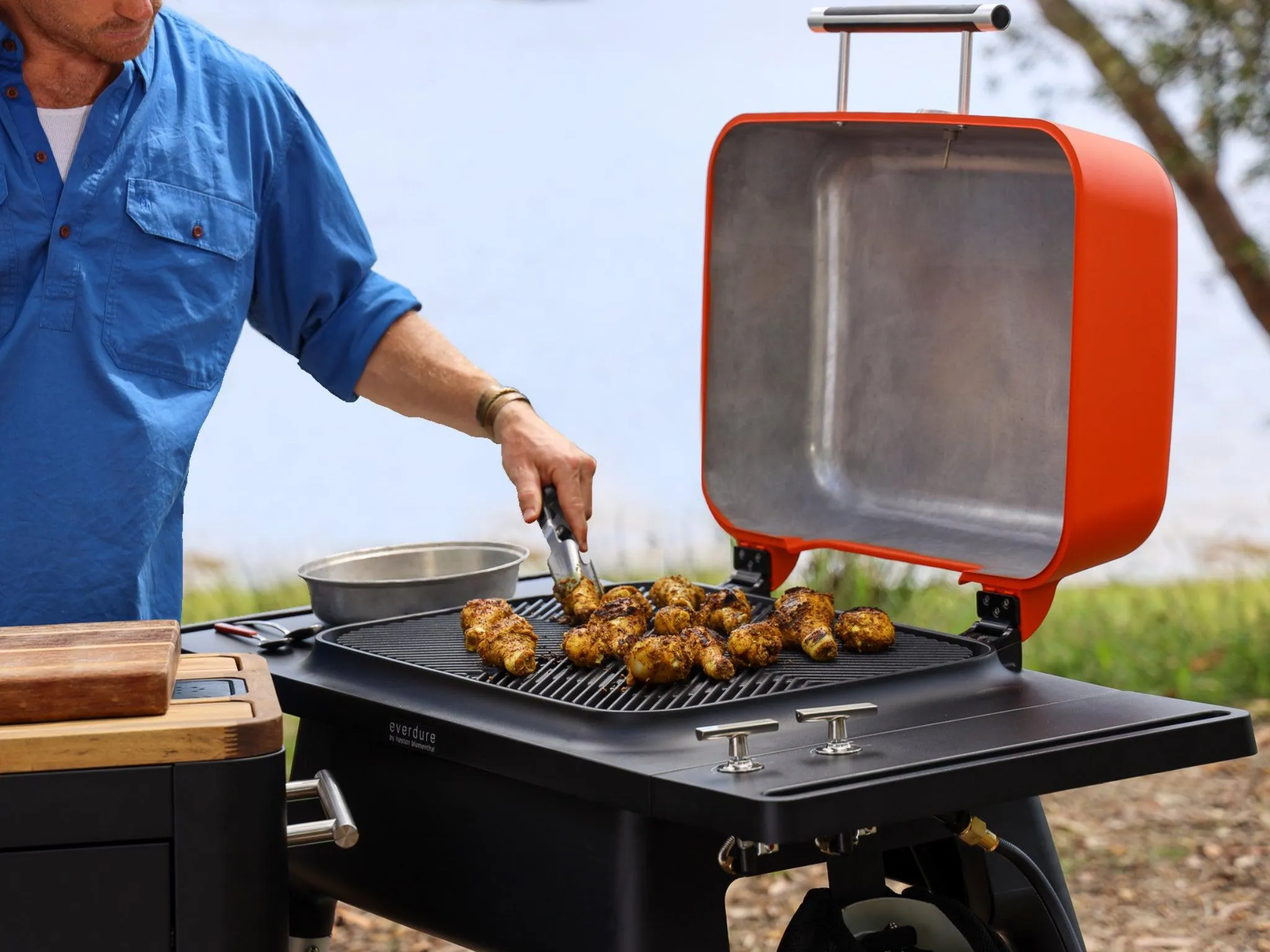 Everdure by Heston Blumenthal FORCE 2-Burner Gas BBQ — Stone