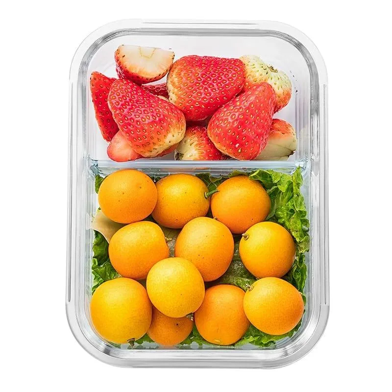 Glass Lunch Box with Durable Locking Lid