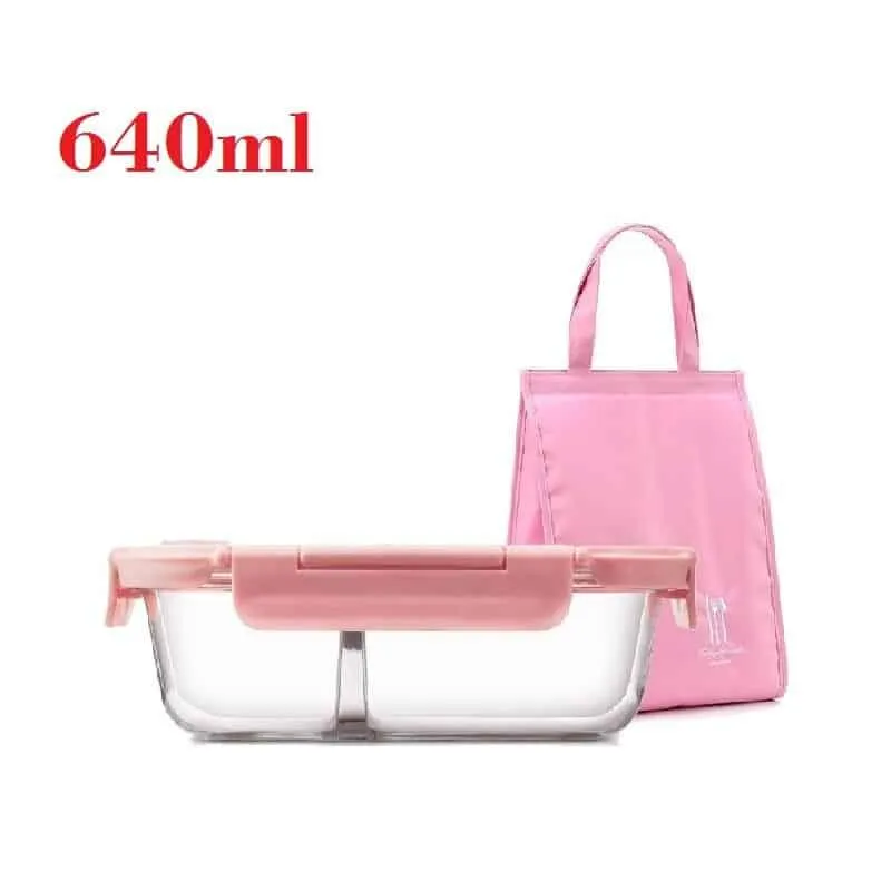 Glass Lunch Box with Durable Locking Lid