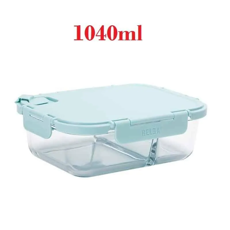 Glass Lunch Box with Durable Locking Lid