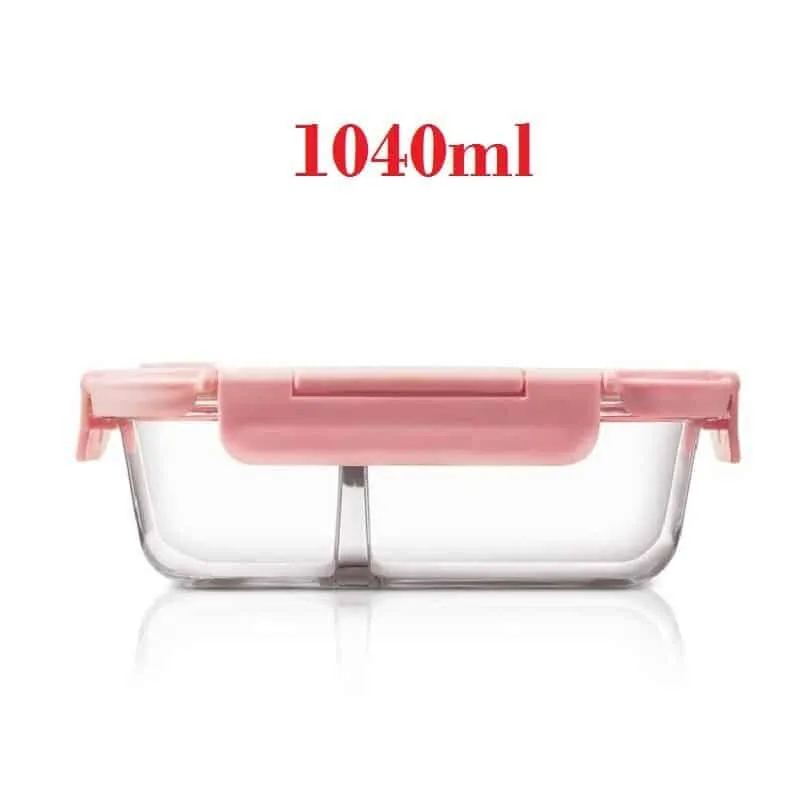 Glass Lunch Box with Durable Locking Lid