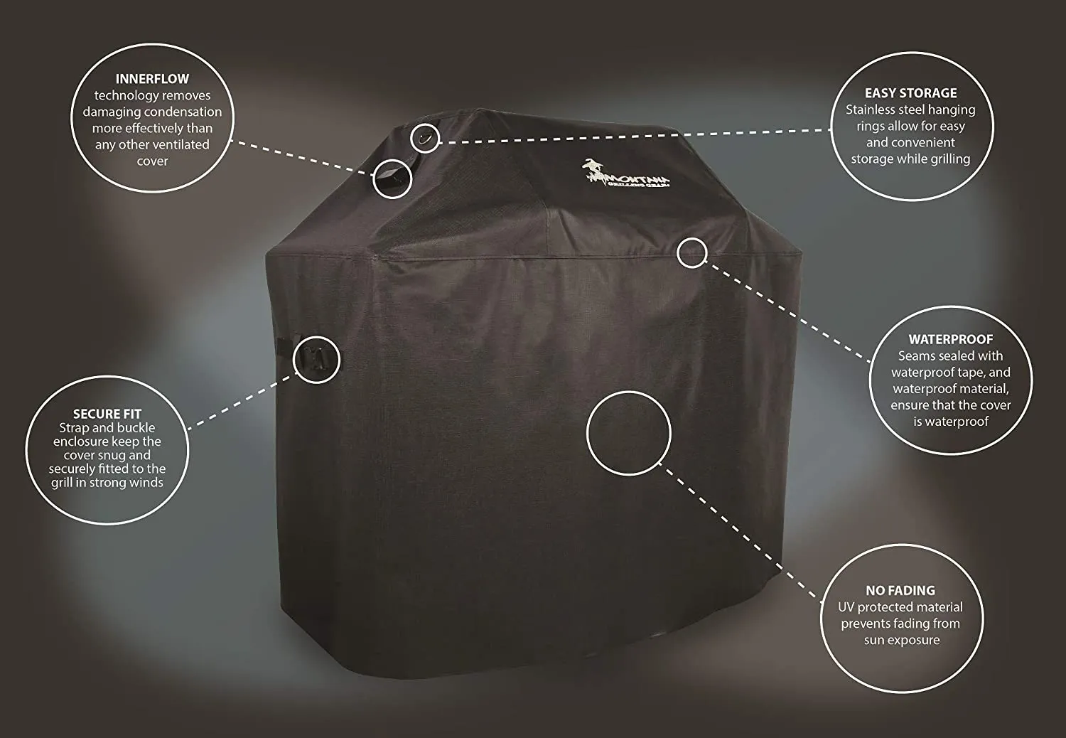 Heavy Duty 90" BBQ Cover PTCLH90 by Montana