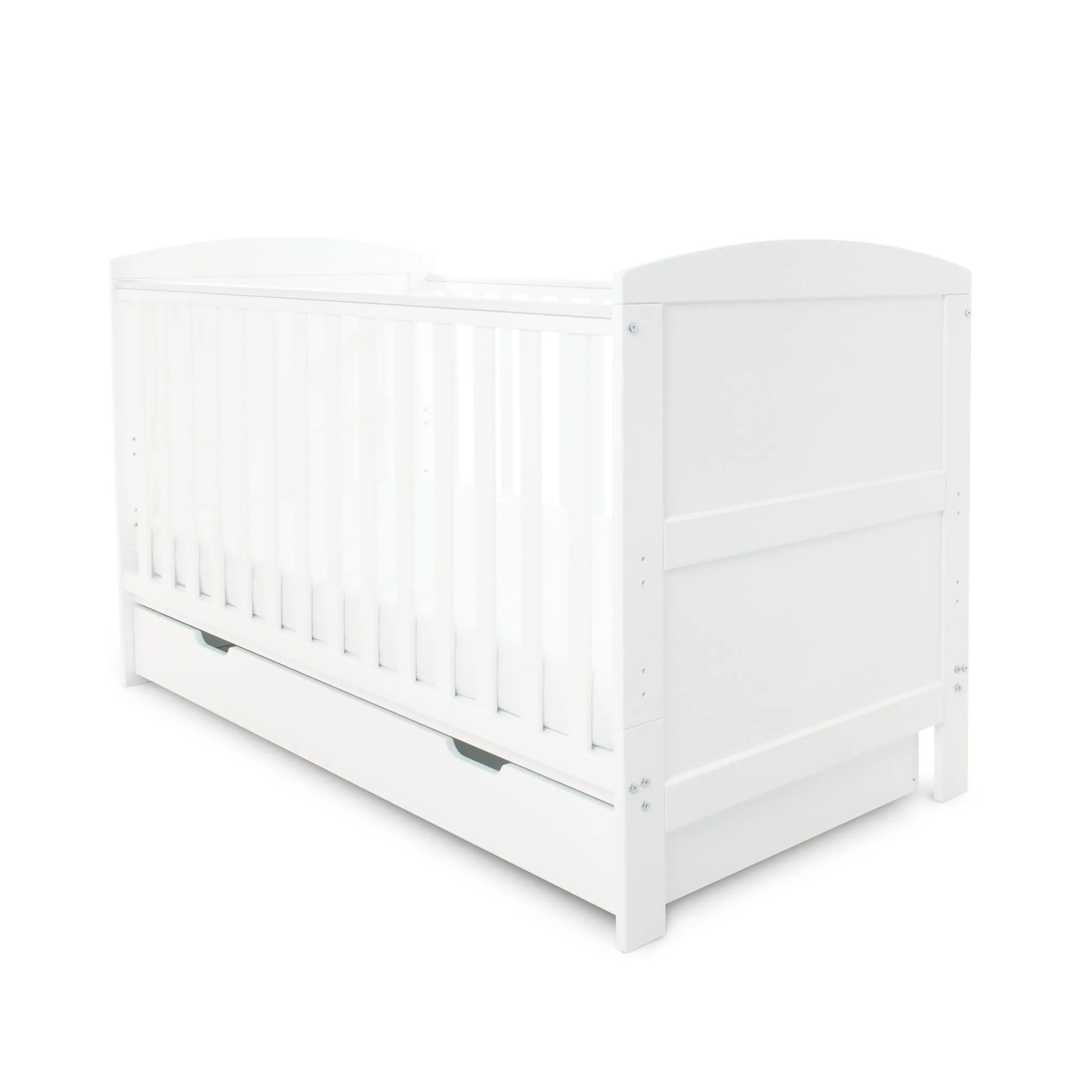 Ickle Bubba Coleby Classic 2 Piece Furniture Set with Under Drawer White