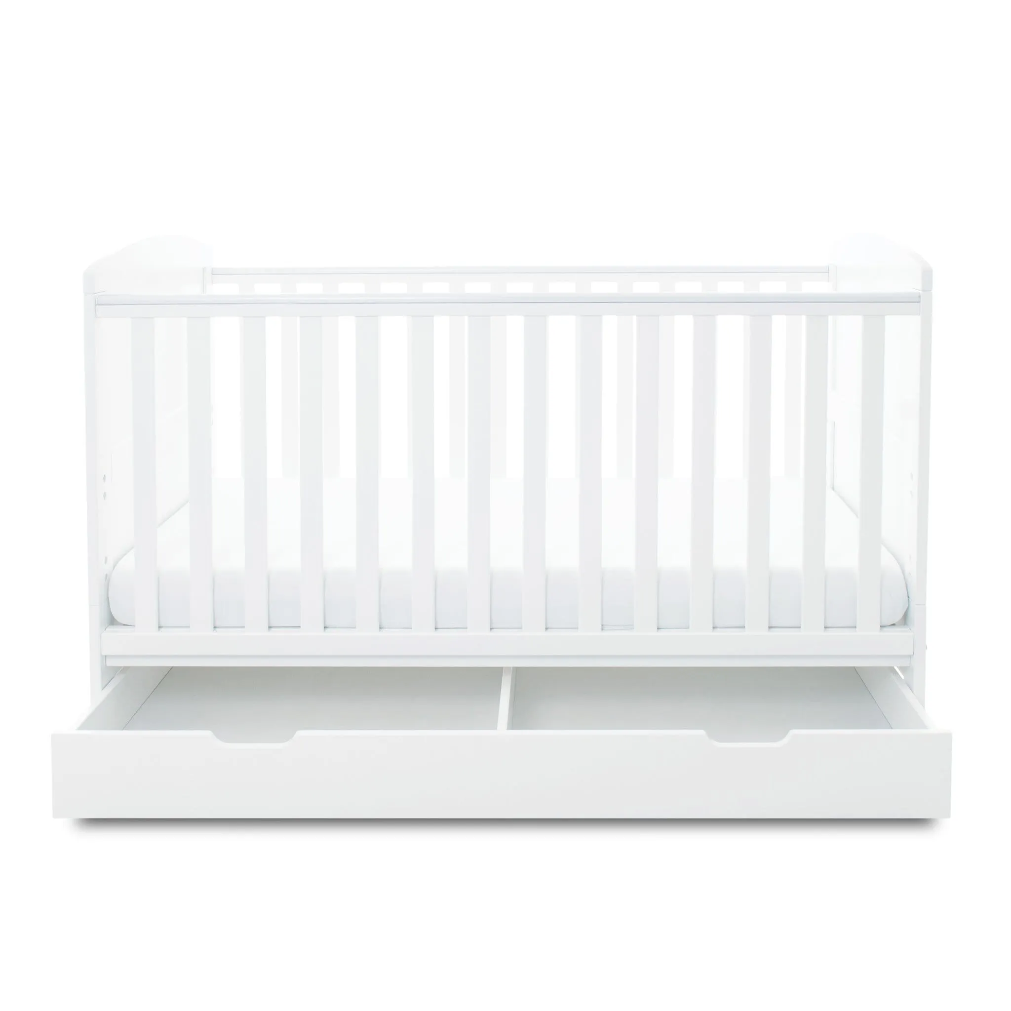 Ickle Bubba Coleby Classic 2 Piece Furniture Set with Under Drawer White