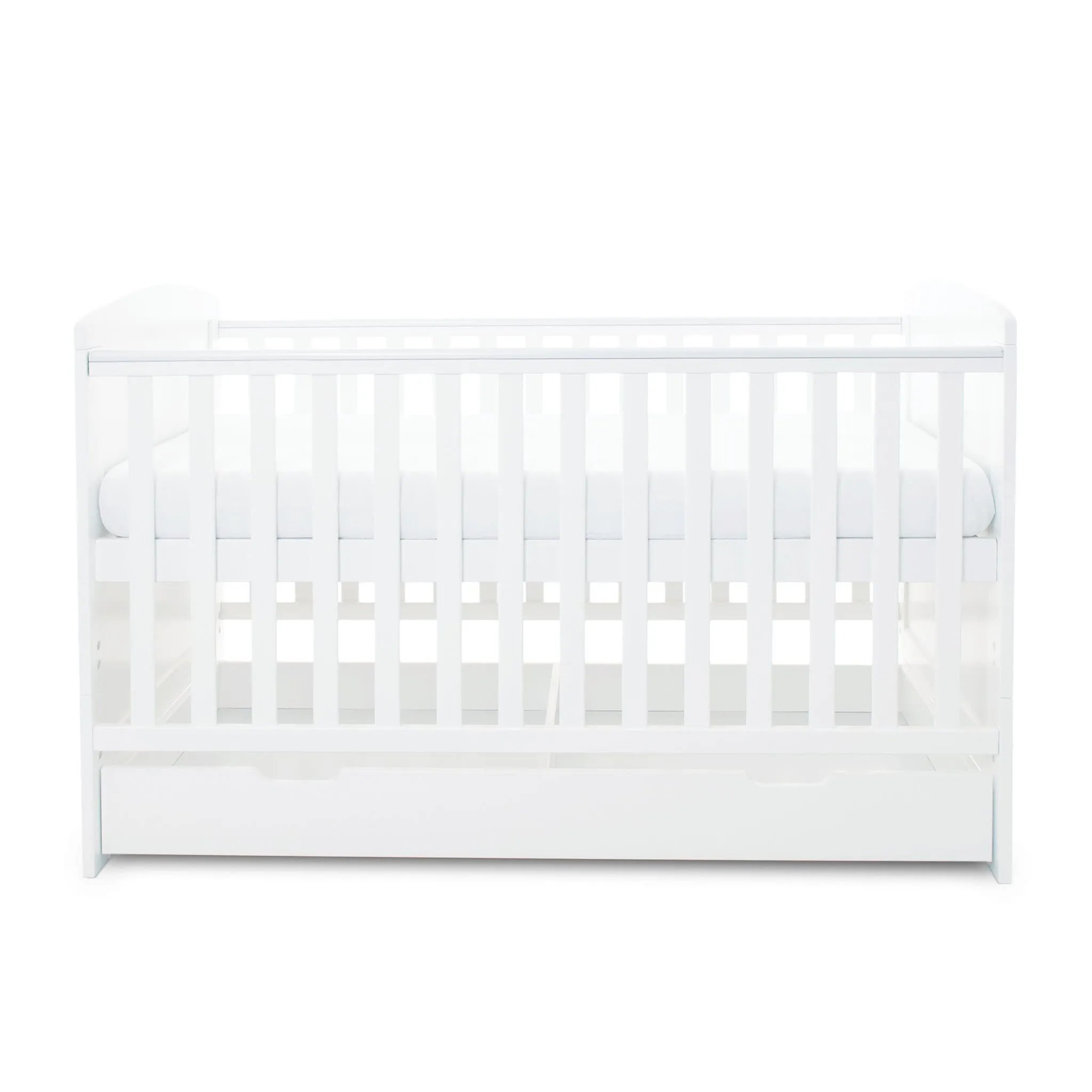 Ickle Bubba Coleby Classic 2 Piece Furniture Set with Under Drawer White