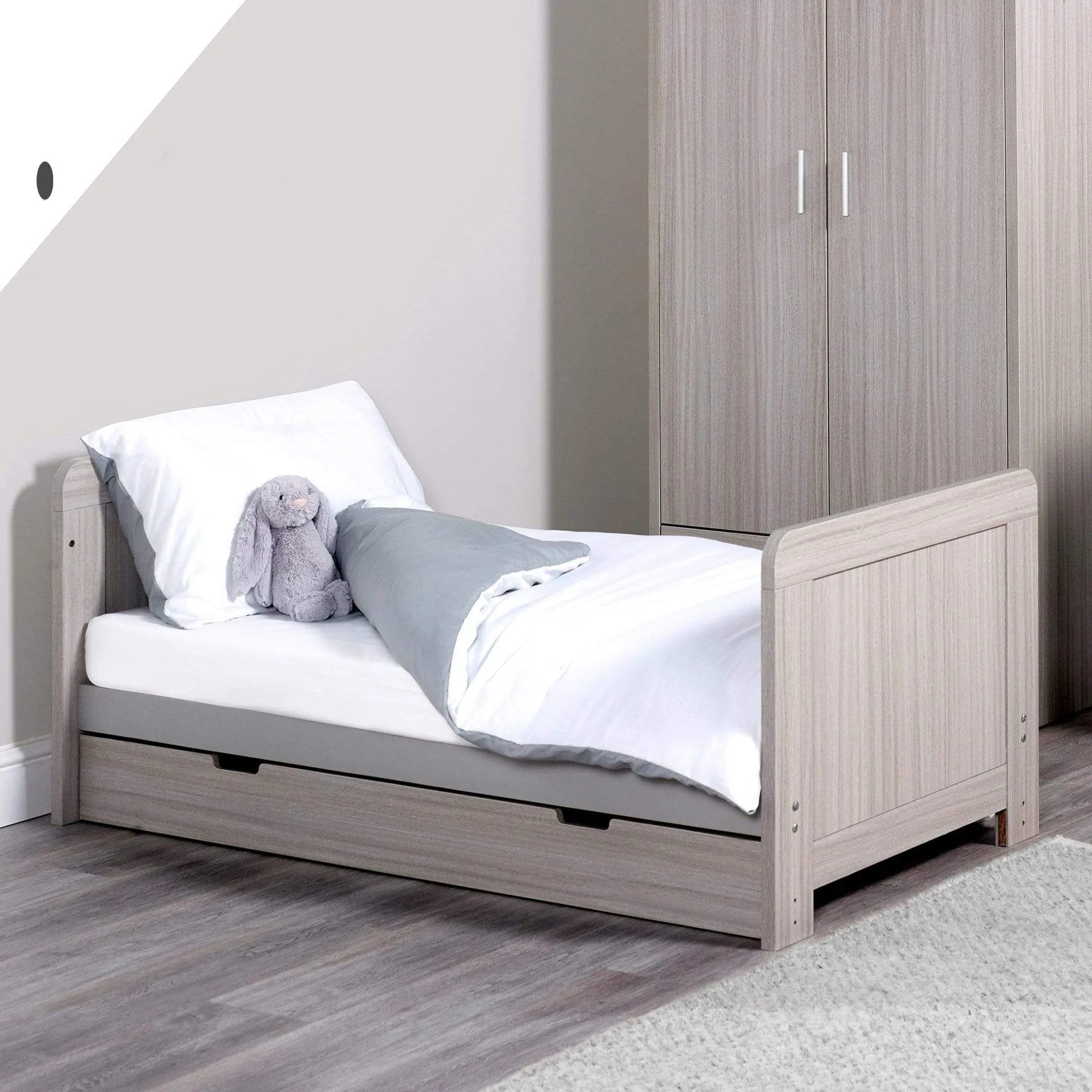 Ickle Bubba Pembrey 2 Piece Furniture Set and Under Drawer Ash Grey