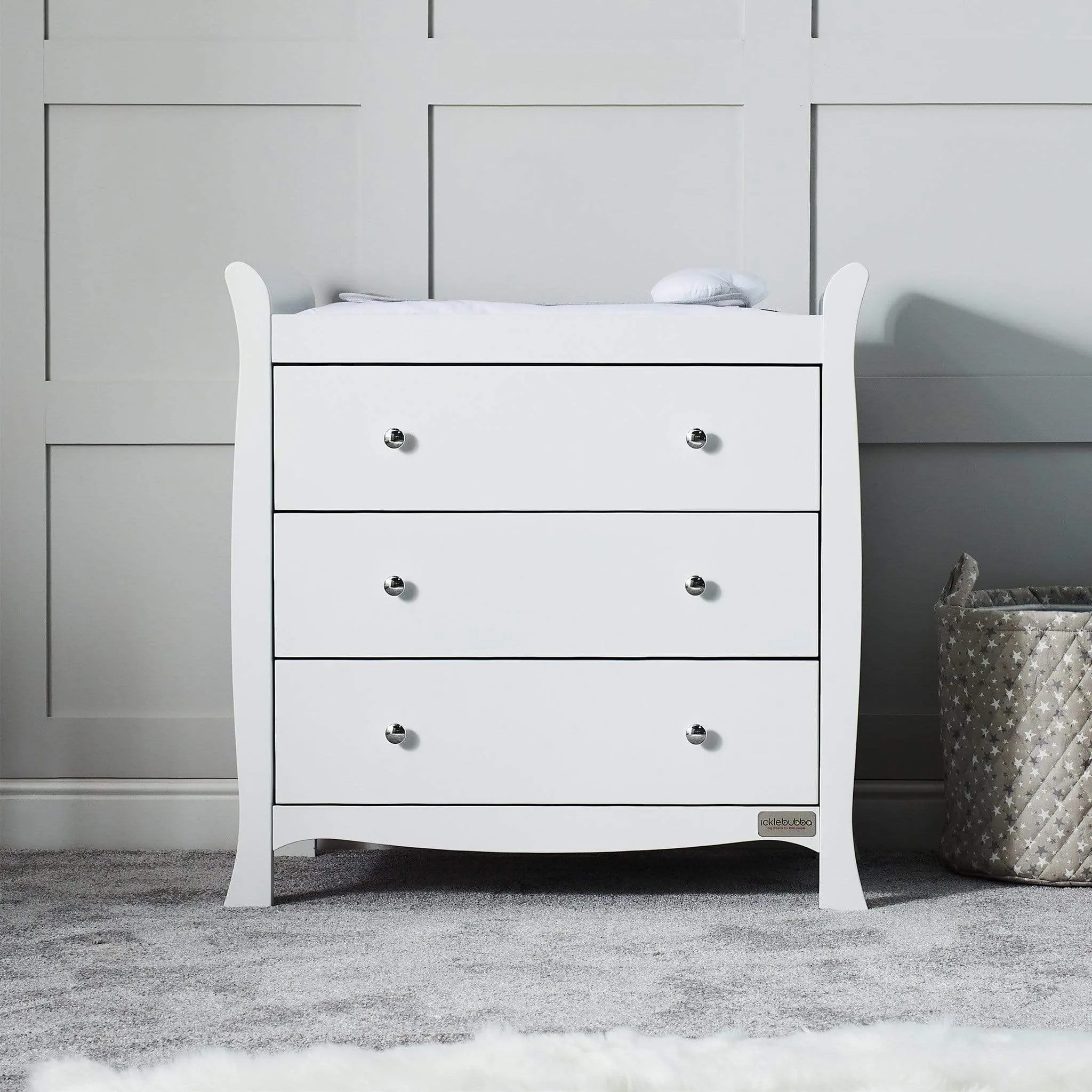 Ickle Bubba Snowdon Classic 3 Piece Furniture Set - White