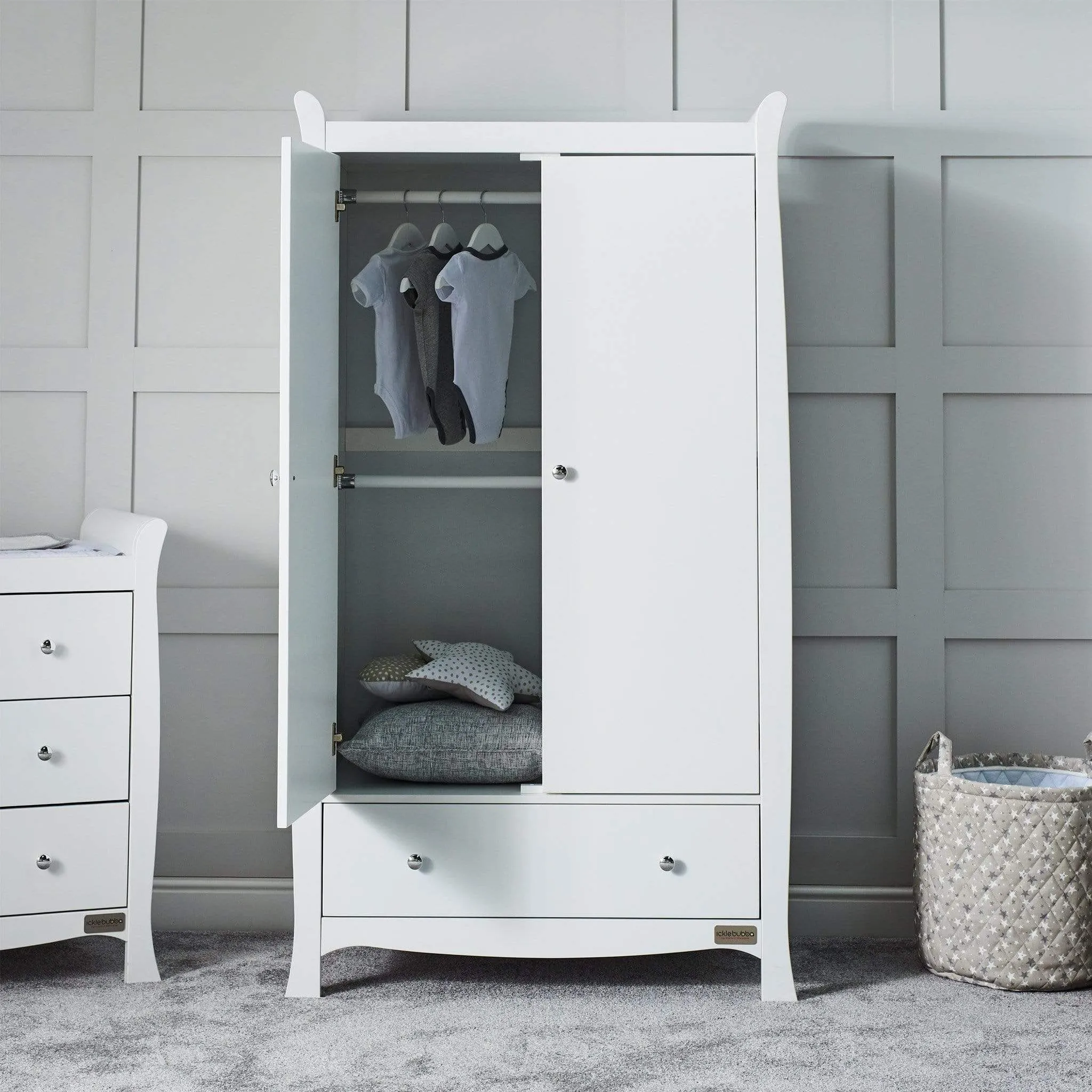 Ickle Bubba Snowdon Classic 3 Piece Furniture Set - White