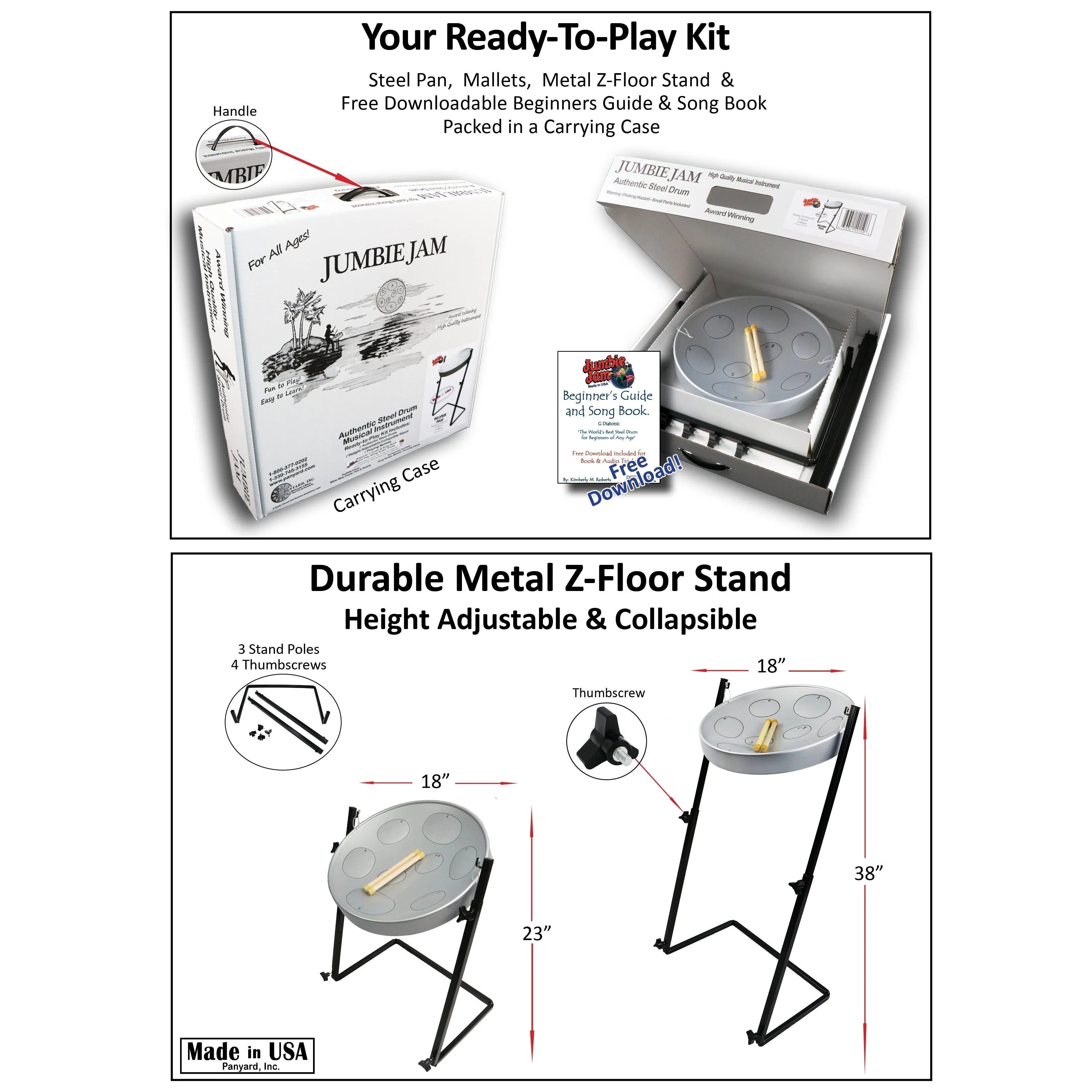 Jumbie Jam Ready-to-Play Kit with Z Floor Stand