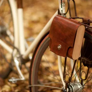 Leather Bicycle Bag - "Pocket Pannier"