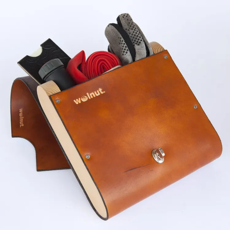 Leather Bicycle Bag - "Pocket Pannier"
