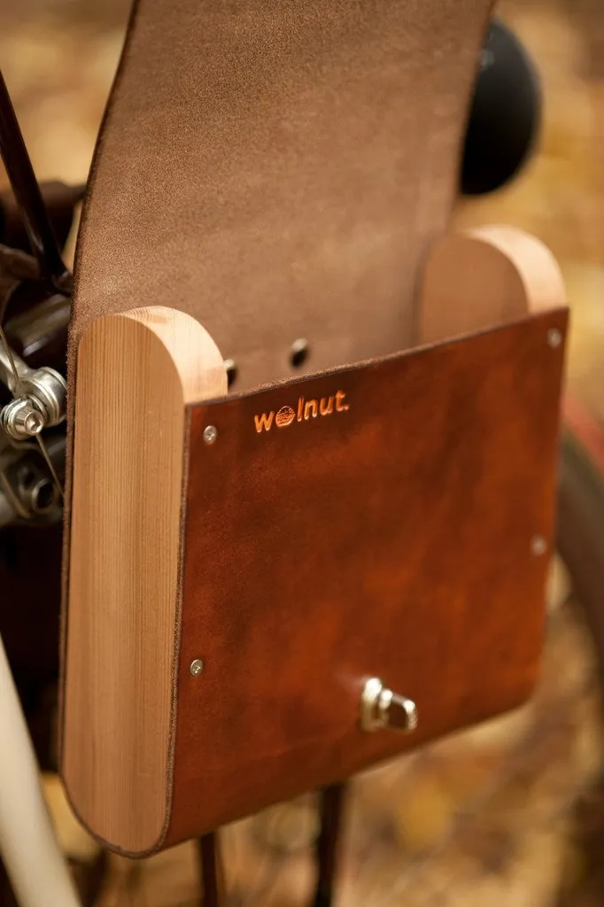 Leather Bicycle Bag - "Pocket Pannier"