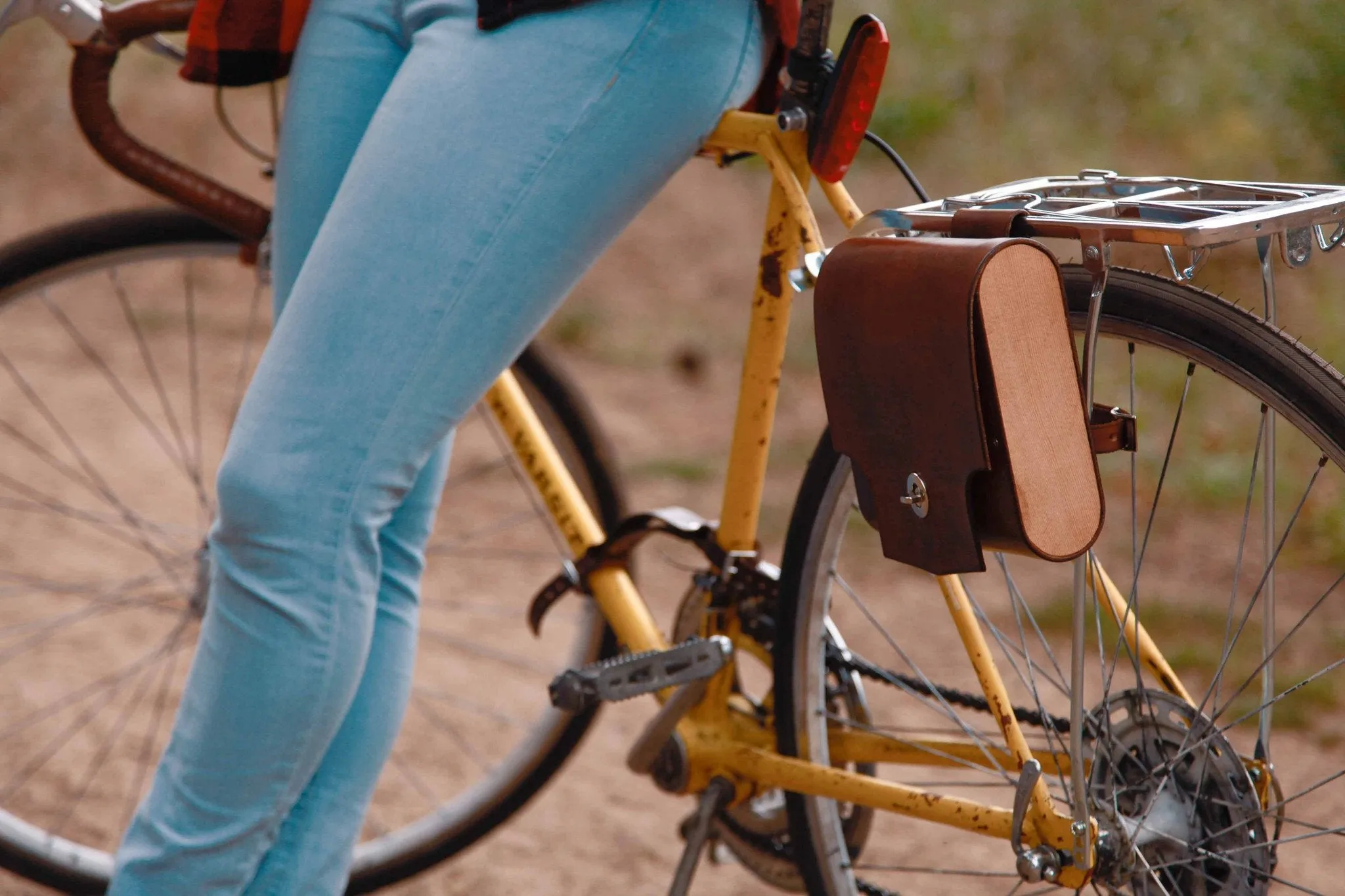 Leather Bicycle Bag - "Pocket Pannier"