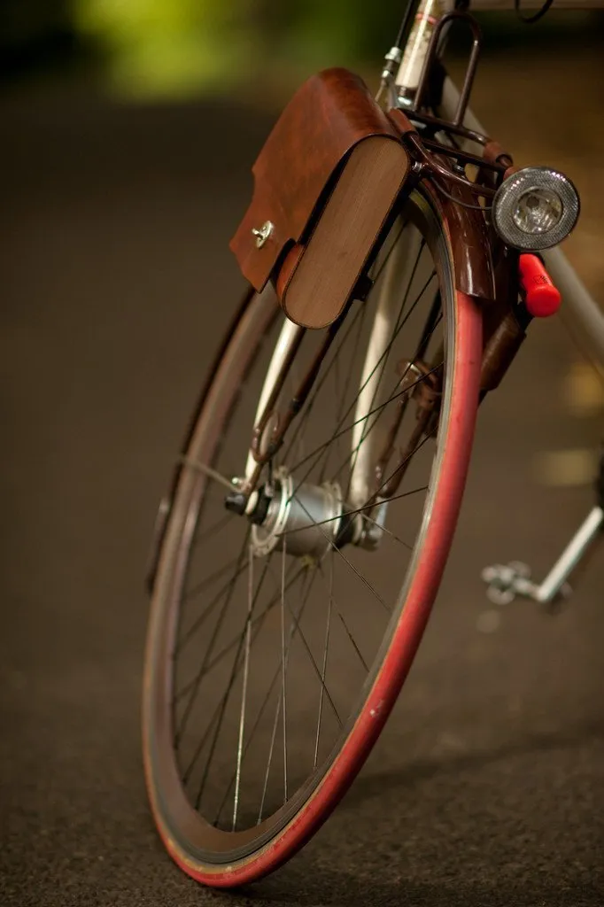 Leather Bicycle Bag - "Pocket Pannier"