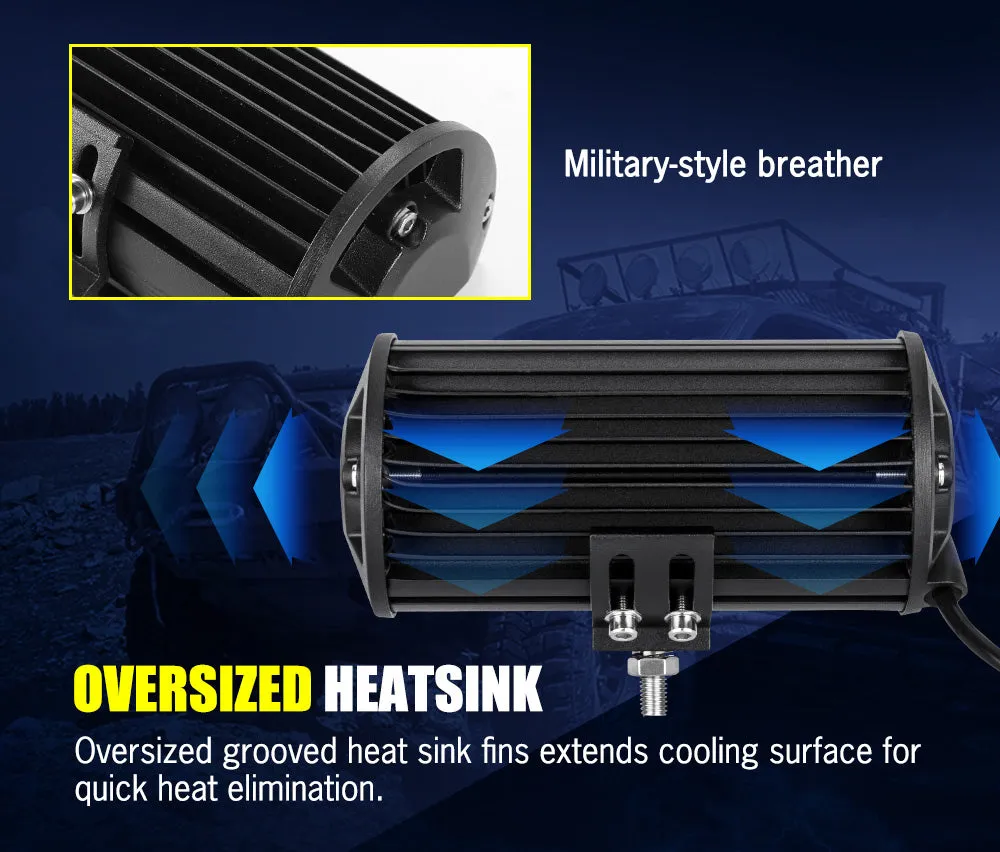 Lightfox 7inch Led Light Bar 1 Lux @ 150M IP68 5,950 Lumens