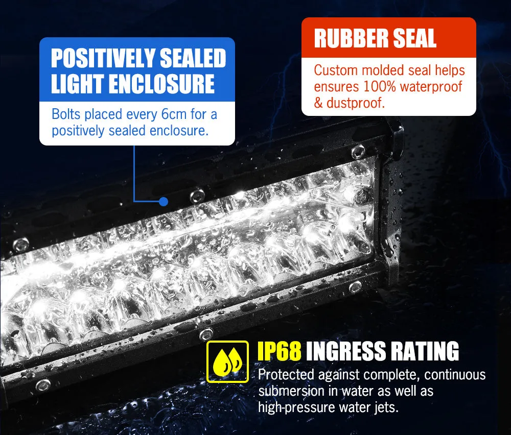 Lightfox 7inch Led Light Bar 1 Lux @ 150M IP68 5,950 Lumens
