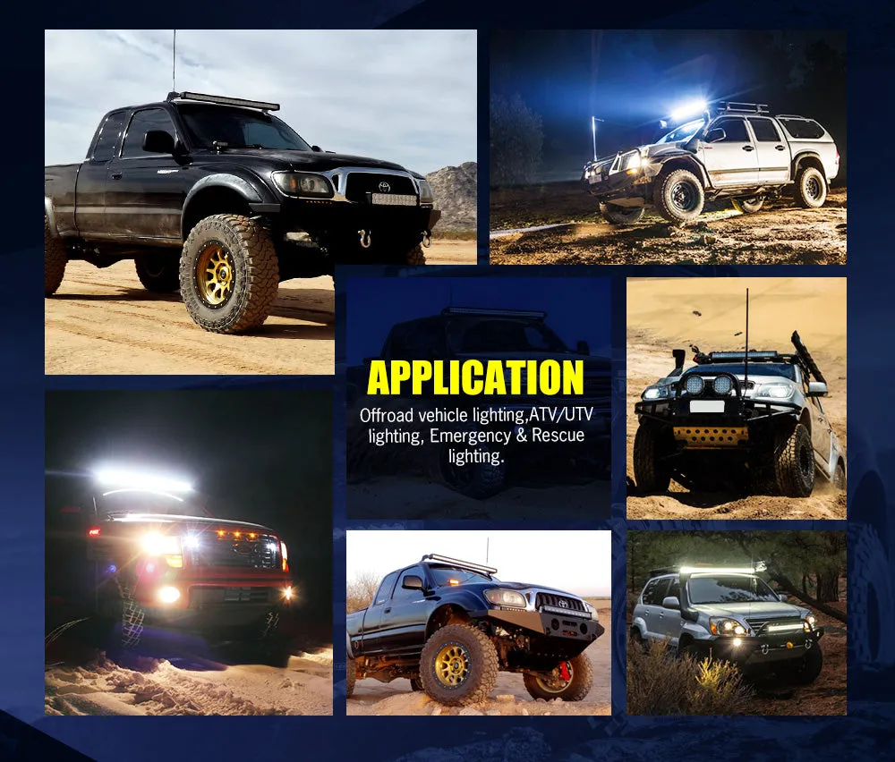 Lightfox 7inch Led Light Bar 1 Lux @ 150M IP68 5,950 Lumens
