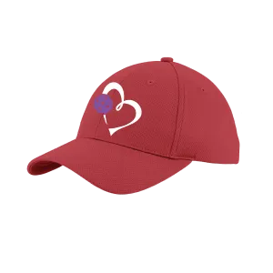 Love Pickleball (Purple) Customizable | Pickleball Hat | Moisture-Wicking 100% Polyester