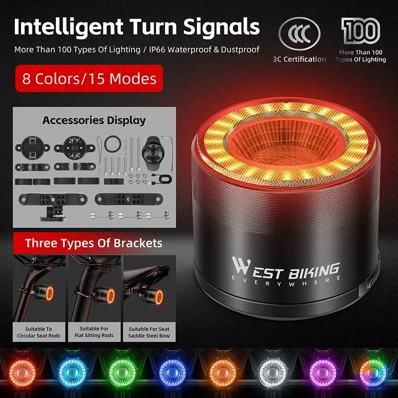 LumenX SmartGlow Wireless Rear Bike Light