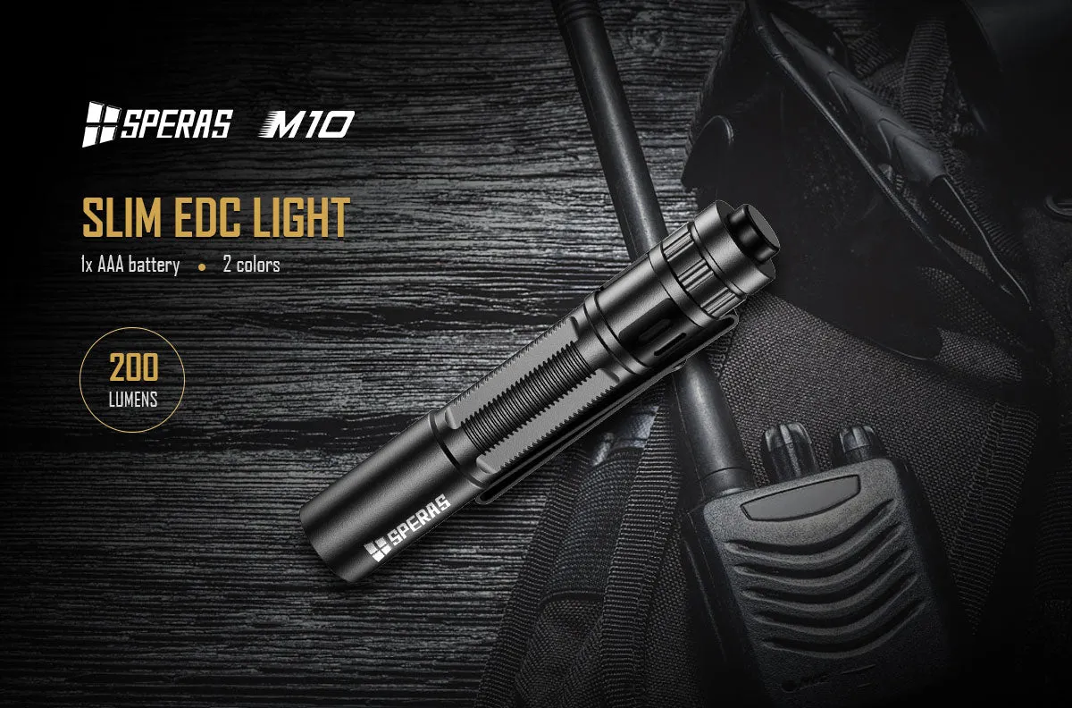 M10 (Black) - 200 lumens