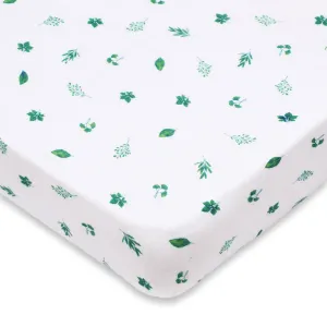 Masilo Bamboo Muslin Fitted Cot Sheet - Tropical Vibes Only