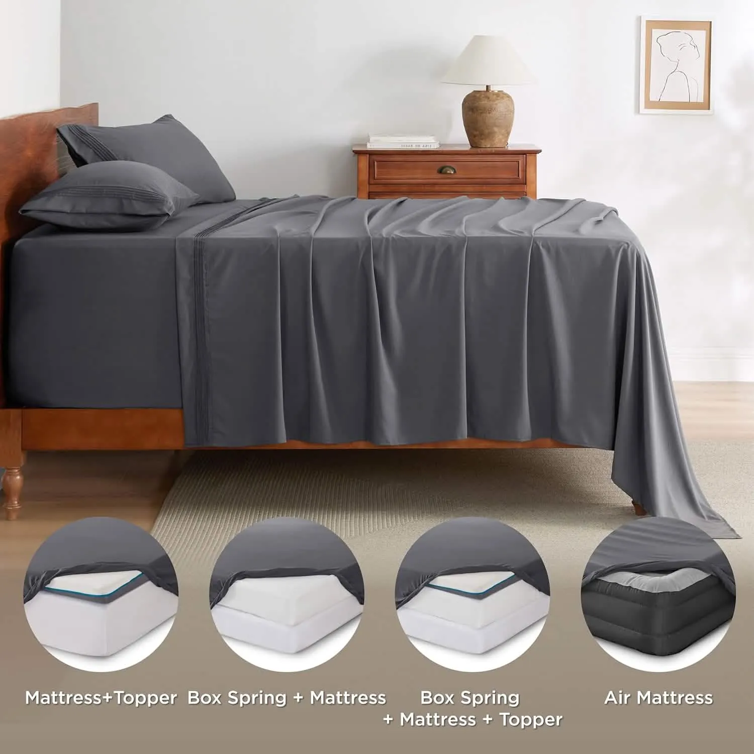 Moisture-Wicking Sheet Set