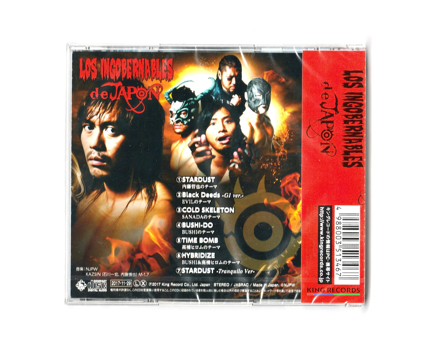 NJPW LOS INGOBERNABLES THEME MUSIC CD