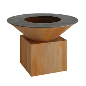 OFYR O-XL XL Corten Steel 150 Freestanding Open Fire Grill