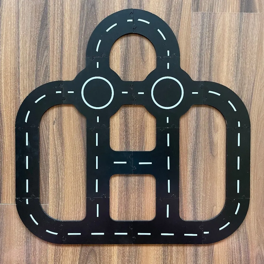 Open Ended Wooden Road Tracks