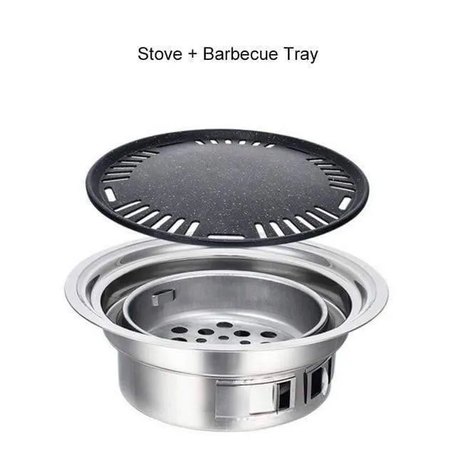 Outdoor Charcoal Barbecue Grill