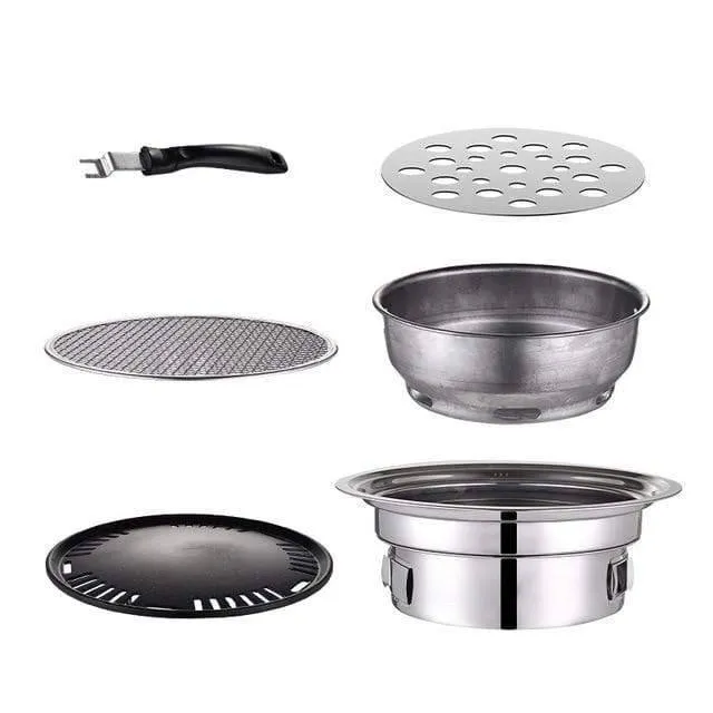 Outdoor Charcoal Barbecue Grill