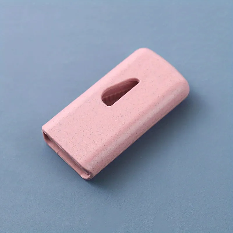Portable Pill Cutter with Medicine Storage  Easy Rectangular Pill Splitter